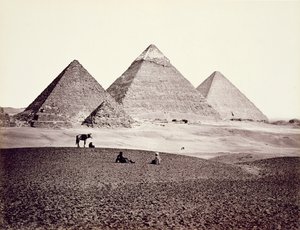 The Pyramids of El-Geezah, from the South-West